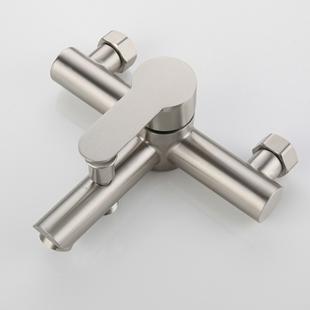 Βρύση μπάνιου από ανοξείδωτο χάλυβα 304, τριπλής κατασκευής, ανάμειξη ζεστού-κρύου, κεραμικός δίσκος, μοντέλο BL-6015, 0-90°C