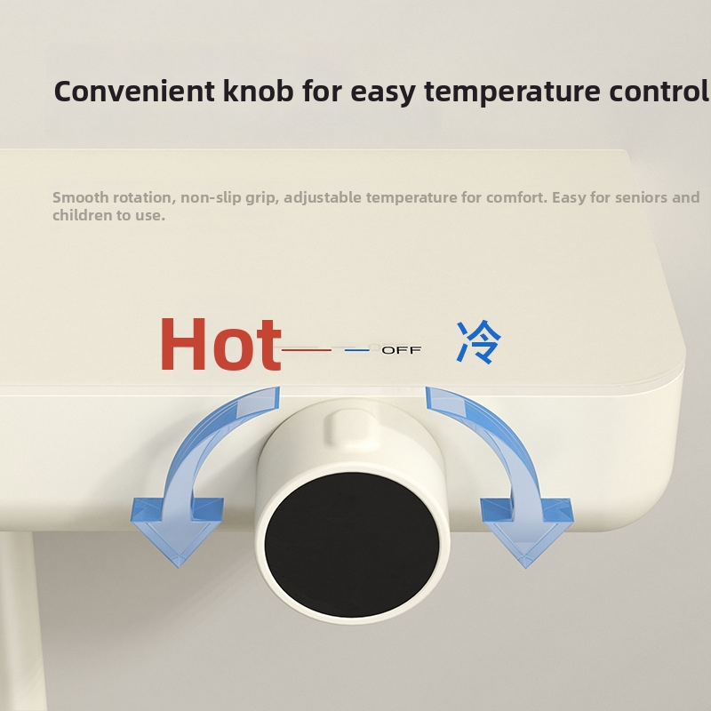 Tuš set s kontrolom temperature, rotirajućom glavom, podešiv, zidna ugradnja, model 1027