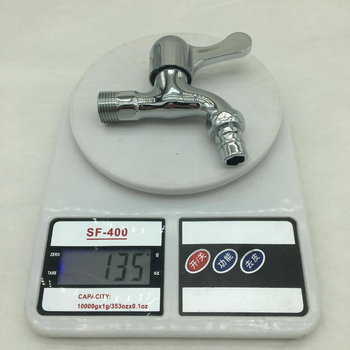 Robinet pentru mașina de spălat, corp din aliaj de zinc, montaj în perete, supapă ceramică cu disc, finisaj electroplacat