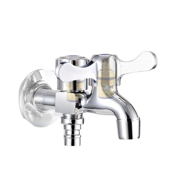 Robinet pentru mașina de spălat din aliaj de zinc, intrare unică și două ieșiri, robinet cu disc ceramic, certificare CE, model F75smj 4mm4557s