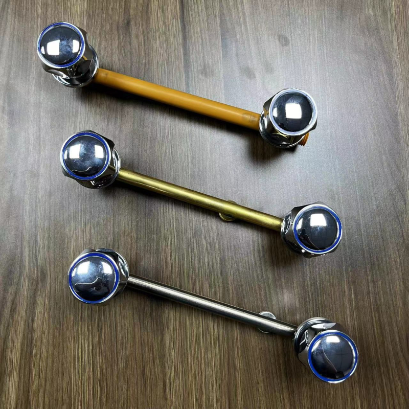 Robinet pentru bazin de baie pentru picioare, corp din cupru, miez ceramic al valvei, construcție duplex