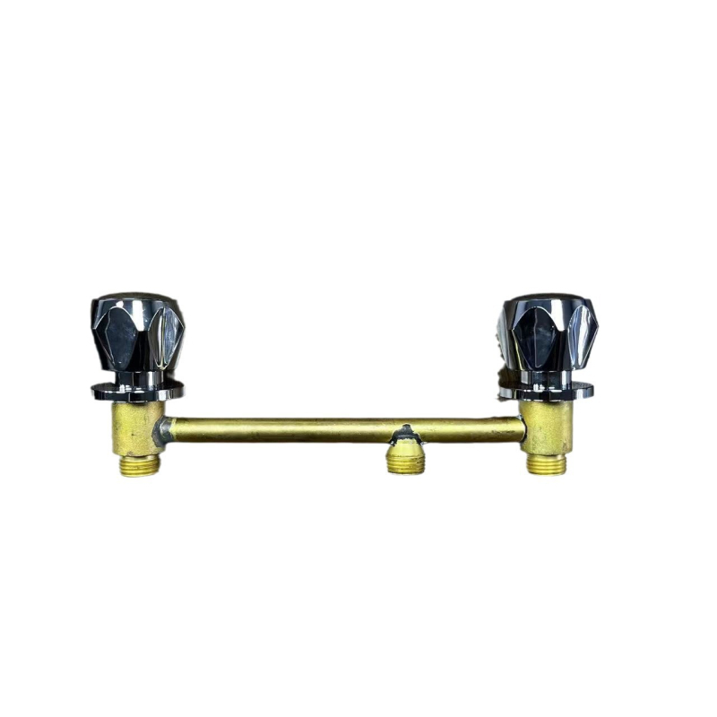 Robinet pentru bazin de baie pentru picioare, corp din cupru, miez ceramic al valvei, construcție duplex