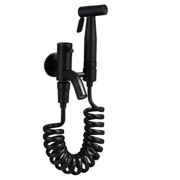 Robinet pentru toaletă cu pistol de pulverizare, oțel inoxidabil 304, montaj pe perete filet, 0–90°C, 1.0 MPa, nucleu de supapă din cupru