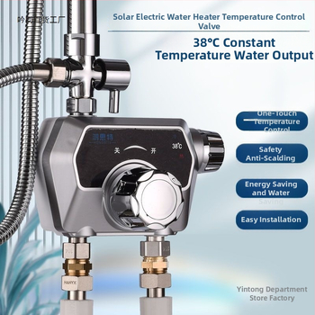 Termostatiký miešací ventil, povrchovo montovaný, solárny inteligentný automatický riadenie teploty, keramický diskový ventil
