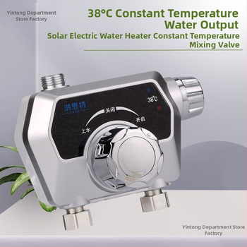 Termostatiký miešací ventil, povrchovo montovaný, solárny inteligentný automatický riadenie teploty, keramický diskový ventil