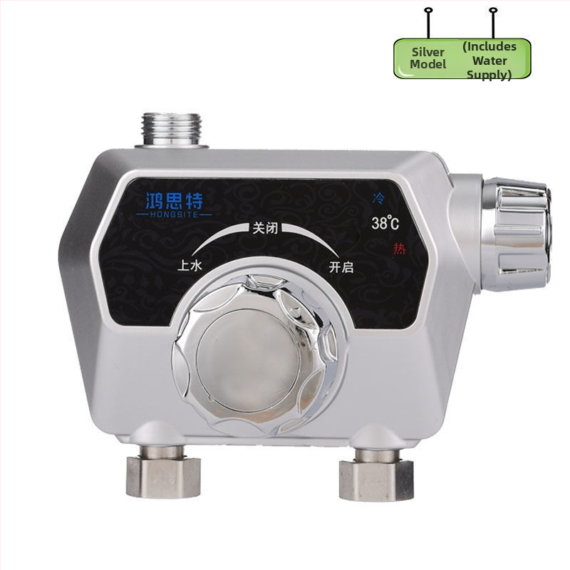 Termostatiký miešací ventil, povrchovo montovaný, solárny inteligentný automatický riadenie teploty, keramický diskový ventil