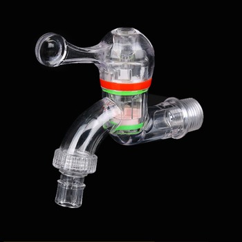 PC prozirni kuhinjski slavina – navojni spoj, plastično tijelo, -25 do 100°C, 1.6 MPa