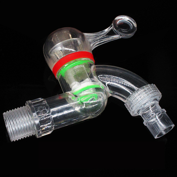 PC prozirni kuhinjski slavina – navojni spoj, plastično tijelo, -25 do 100°C, 1.6 MPa