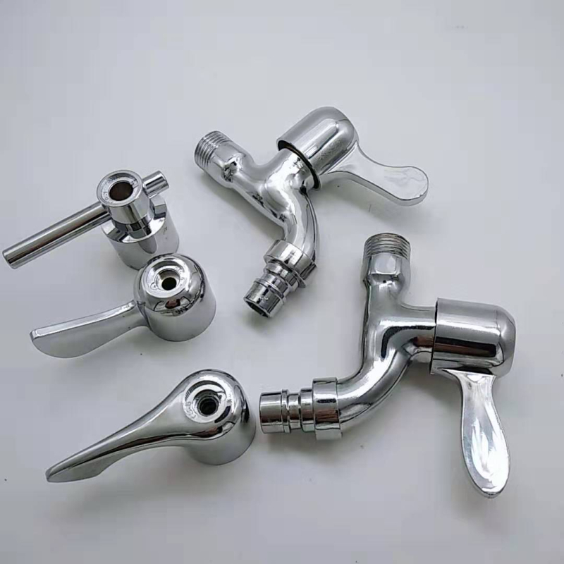 Kran za perilicu rublja od cinkove legure, zidni, s jednim ručnim upravljanjem, model 15 Tsim Mouth Faucet, nominalni tlak 10 bar