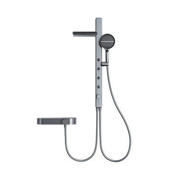 Kupaonski set od bakra s funkcijama prskanja, masaže i kiše, ugradbena instalacija u zidu, model N77-501, radna temperatura 0–90°C