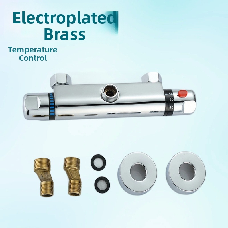 Sprchový miešací ventil z medi, model 888, rozsah 0–80°C, pripojenie 25 mm