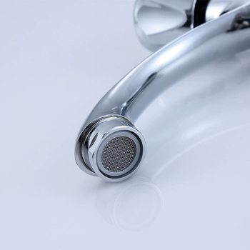 Kran za umivaonik u kupaonici, jednokotni, samo hladna voda, model L322, cinkova legura, keramički mehanizam, 15 mm ulaz/izlaz, navojna ugradnja