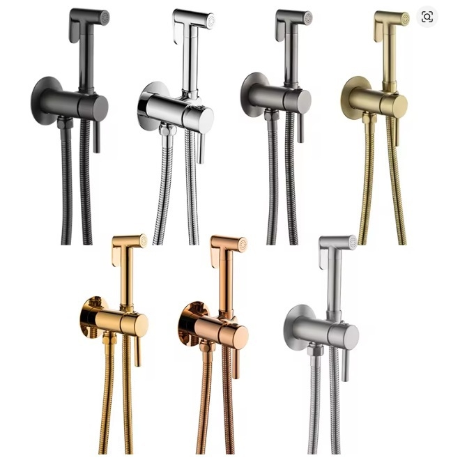 Ugradni WC sprej s bidetom, s regulacijom toplog i hladnog, nehrđajući čelik, model JT00100, raspon rada 2–90 °C, promjer dovodne/izvodne cijevi 20 mm