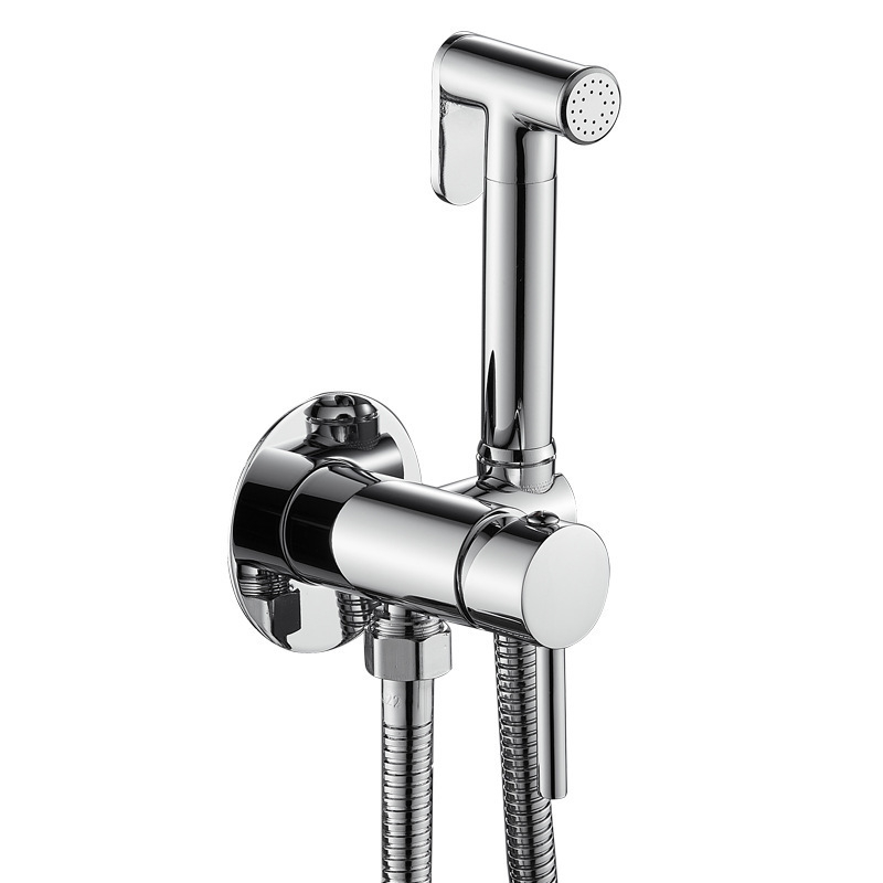Ugradni WC sprej s bidetom, s regulacijom toplog i hladnog, nehrđajući čelik, model JT00100, raspon rada 2–90 °C, promjer dovodne/izvodne cijevi 20 mm
