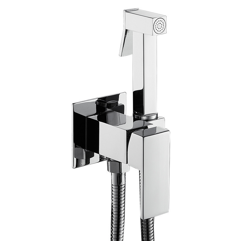 Ugradni WC sprej s bidetom, s regulacijom toplog i hladnog, nehrđajući čelik, model JT00100, raspon rada 2–90 °C, promjer dovodne/izvodne cijevi 20 mm