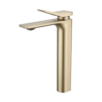 Кран за умивалник, смесител, медно-сплавно тяло, еднорелсов дизайн, повдигателен режим на отваряне, керамичен картридж клапан