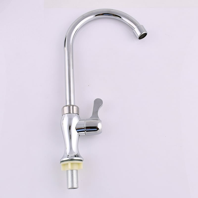 Konyhai mosogatócsaptelep műanyag testtel, kerámiás szeleppel, elektroplattált bevonattal, ülő típusú felszerelés, kulcsos nyitás