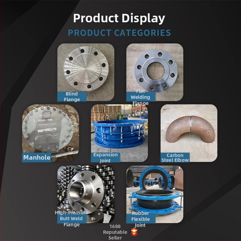 Szénacél horizontális fláncső-csatlakozók hegesztett kapcsolattal, jó rugalmasság, magas nyomásállóság, Tuoyang modell 50-300