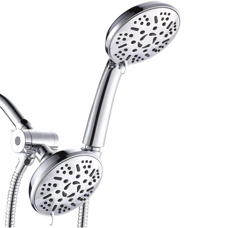 Tuš set s 9-funkcijskim filtra spreja, ABS materijal, krom završna obrada, moderan stil, radna temperatura 1–90°C, nominalni tlak 10 kg