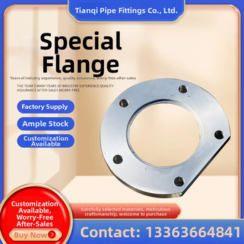 Speciálne tvarovaná príruba z uhlíkovej ocele, výkovok, horizontálny typ, zvárané pripojenie, odolnosť voči korózii a vysokému tlaku, národný štandard, Tianqi