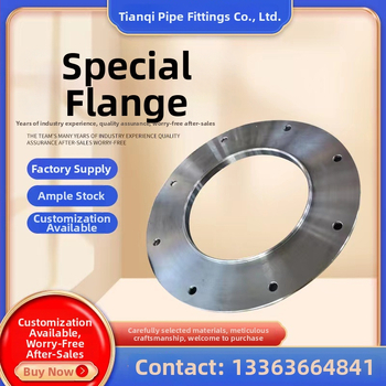 Speciálne tvarovaná príruba z uhlíkovej ocele, výkovok, horizontálny typ, zvárané pripojenie, odolnosť voči korózii a vysokému tlaku, národný štandard, Tianqi