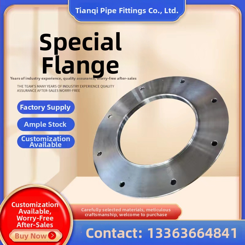 Speciálne tvarovaná príruba z uhlíkovej ocele, výkovok, horizontálny typ, zvárané pripojenie, odolnosť voči korózii a vysokému tlaku, národný štandard, Tianqi