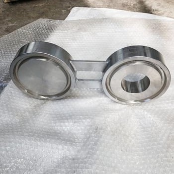 Rozsdamentes acélból készült blind flanx, axiális típus, hegesztett csatlakozás, AAA osztály, nagy nyomásállóság, HG/T21547-2016