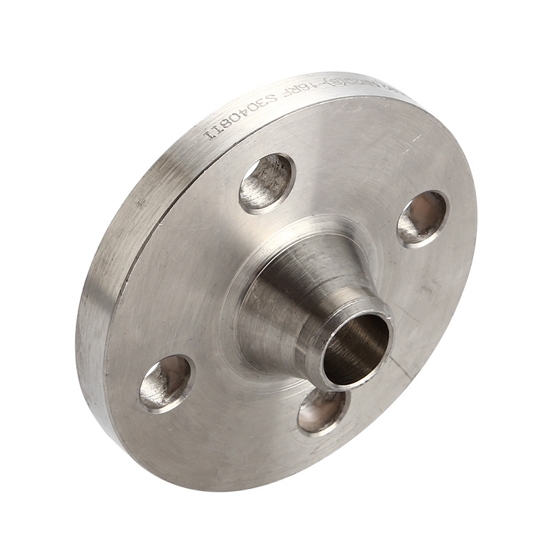 Nyakos hegesztett rozsdamentes acél flanx 304/316L, nagy nyomású, hegesztett csatlakozás, korrózióálló