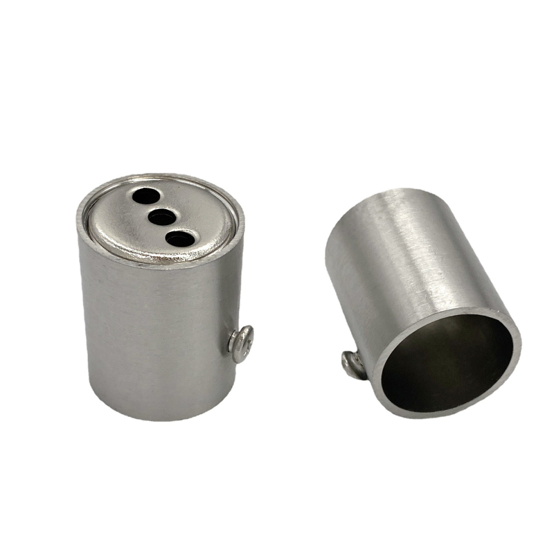 Rozsdamentes acélcső-flanckcsatlakozó ruhaszárító rúdhoz, modell YHD-020, vízszintes típus, csavaros kötés, korrózióálló és nagy nyomásállóság