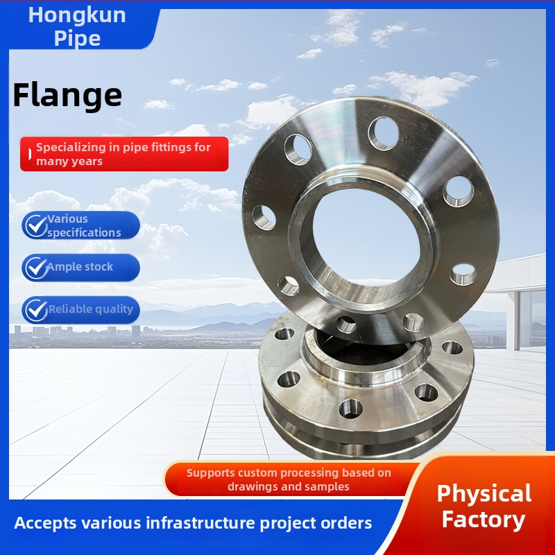 Plochý zvárací prírub z nehrdzavejúcej ocele 304, axiálny typ, závitové pripojenie, Ø100