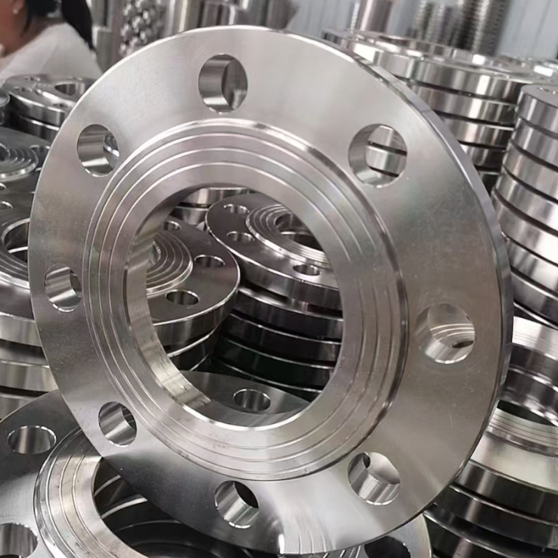 Plochý zváraný flanš s krkom, 304 nehrdzavejúca oceľ, horizontálny typ, zvárané spojenie, Gb štandard