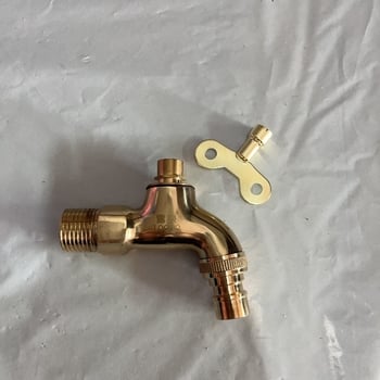 Falra szerelt mosógép csap, réz anyagú, indukciós nyitás, kerámia korongos szelep, egységsejt konstrukció, elektroplazált felület, Luquan Bathroom