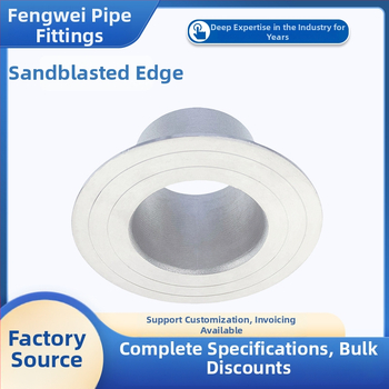 Transverzné zvárané priemyselné potrubné spojenie s prírubou, 304 nerezová oceľ, model Roll Sand Flanging, vysokotlaková odolnosť.