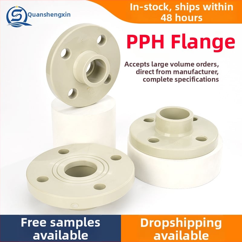 Φλάντζα PPH αξονικής διάταξης, σύνδεση με βίδες, ανθεκτικό στη διάβρωση και σε υψηλή πίεση, DN15-80