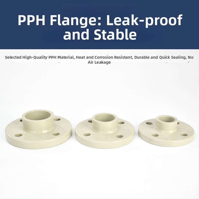 Φλάντζα PPH αξονικής διάταξης, σύνδεση με βίδες, ανθεκτικό στη διάβρωση και σε υψηλή πίεση, DN15-80