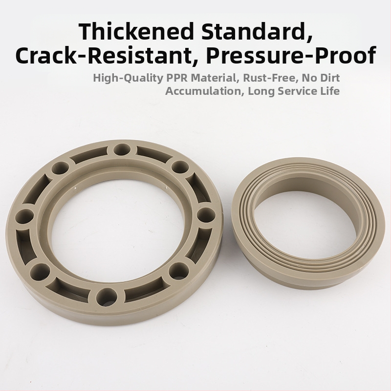 PPR príruba, axiálny typ, závitové pripojenie, 2,5 MPa, Národný štandard