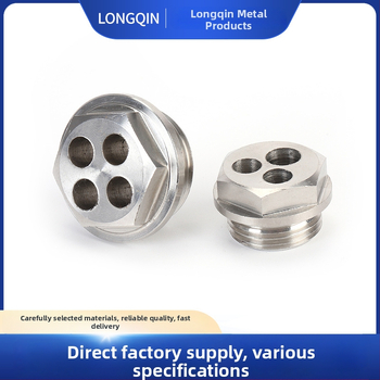 Flanșă electrică hexagonală pentru încălzire, oțel inoxidabil, tip unghiular, conectare prin șuruburi, brand Long Qin