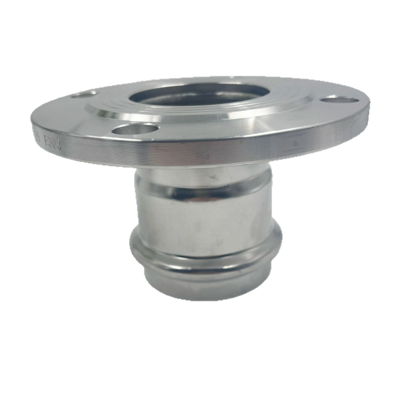 Flanșă din oțel inoxidabil orizontală, model 12F, diametru 16 mm, cu conectare prin clemă