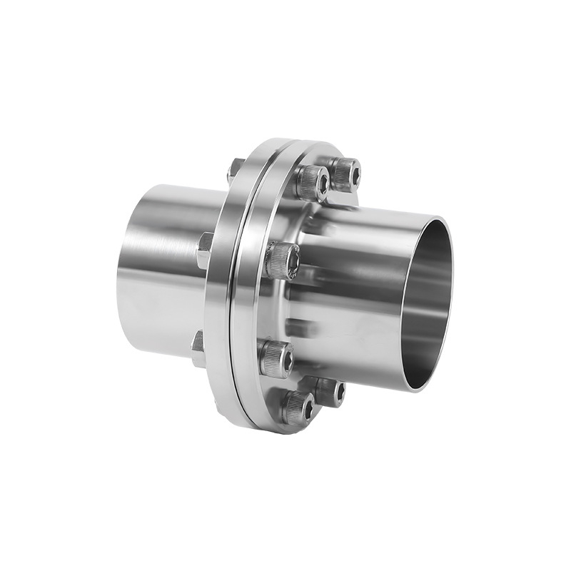 Flanșă de sudură din oțel inoxidabil 316L/304, sterilă, lungă, tip axial