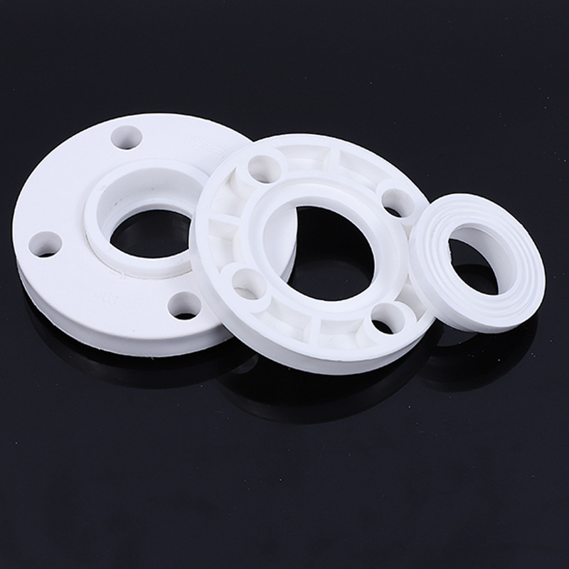 Flanșă PPR pentru conducte, tip divizabil, complet din plastic, conectare prin sudură, material: PPR + oțel inoxidabil, model: flanșă PPR