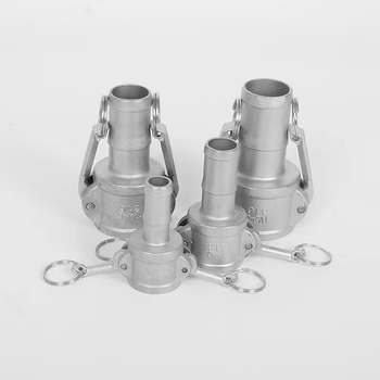 Nerezová oceľ C-typový flanšový konektor pre cisternu na olej, skrutkové pripojenie, odolný voči korózii, vysokotlaková odolnosť