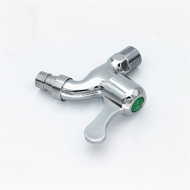 Bakrena slavina za perilicu, zidna montaža, jednoručna, elektroplatirani završetak, 0.8 MPa, ≤80°C