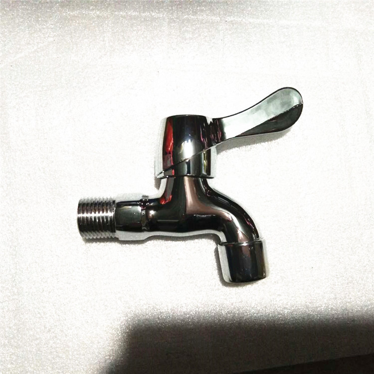 Bakrena slavina za perilicu, zidna montaža, jednoručna, elektroplatirani završetak, 0.8 MPa, ≤80°C