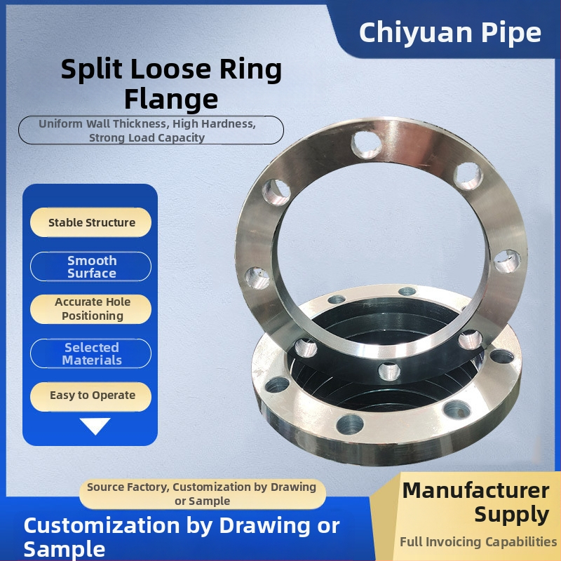 Zavarena prirubnica od ugljičnog čelika, horizontalnog tipa, otporna na koroziju i visoki tlak