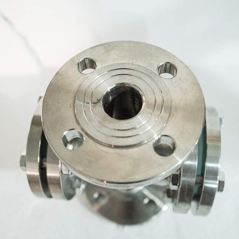 Prozor za vizualizaciju kroz cijev – ravni prolaz, nehrđajući čelik s fluoridnom oblogom, flanšno spajanje, promatračko zrcalo cijevi, za vodu, ulje i plin