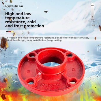 Axionálny fiting s upínacím spojom, vysokotlaková odolnosť, model: príruba, tesnenie príruby