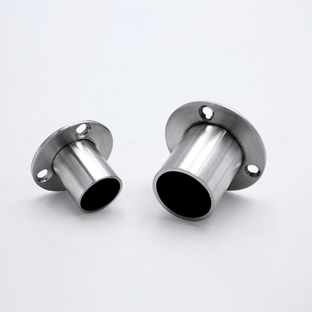 Nerđajući čelik, baza s flange, visoke noge za zavjesu tuša, držač ručnika i nosač kružne cijevi za garderobu – hardver dodatak