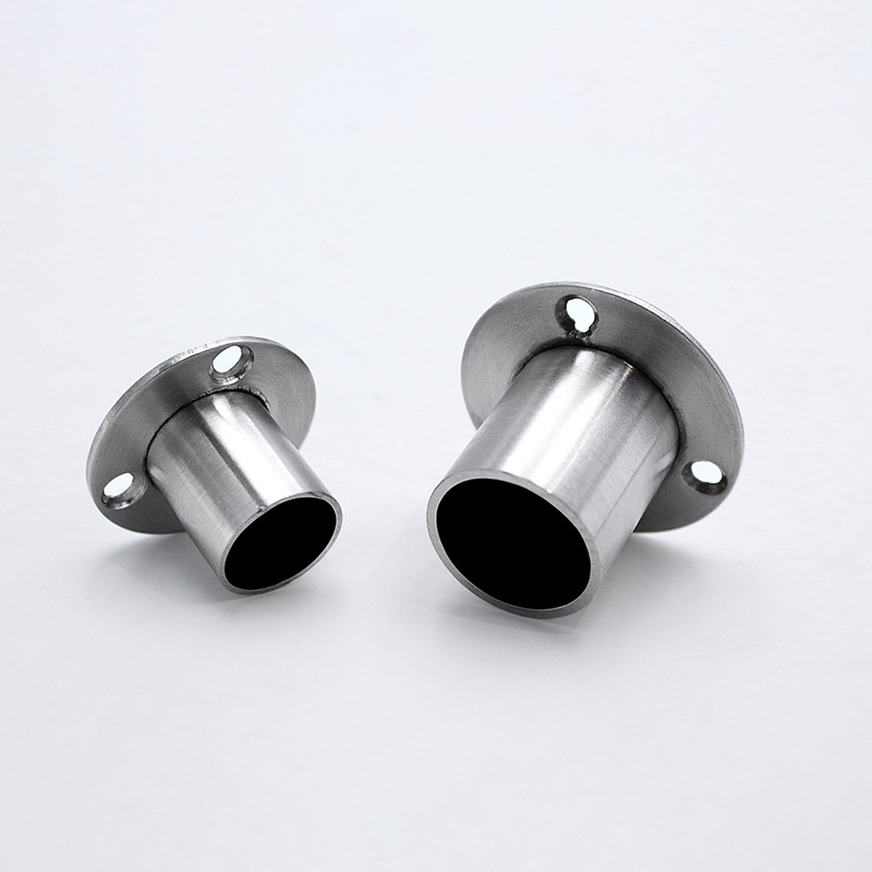 Nerđajući čelik, baza s flange, visoke noge za zavjesu tuša, držač ručnika i nosač kružne cijevi za garderobu – hardver dodatak