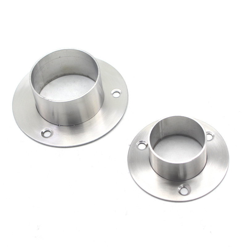 Nerđajući čelik, baza s flange, visoke noge za zavjesu tuša, držač ručnika i nosač kružne cijevi za garderobu – hardver dodatak