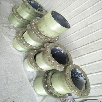 Üvegszálas FRP csőcsatlakozók: T-alakú, könyök, flanész variábilis átmérővel; Anyag: FRP; Működési hőmérséklet 0–150°C; Folyadék/gáz; Cső típus: egyéb nyomású csövek; Modell: testreszabott